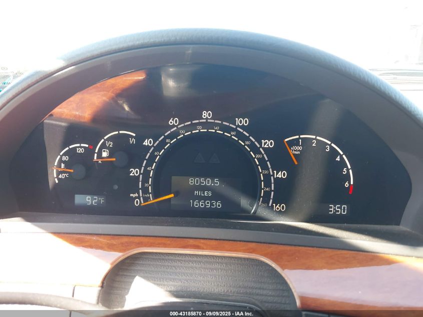 2000 Mercedes-Benz S 430 VIN: WDBNG70J2YA089576 Lot: 43185870