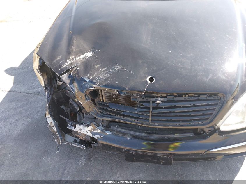 2000 Mercedes-Benz S 430 VIN: WDBNG70J2YA089576 Lot: 43185870