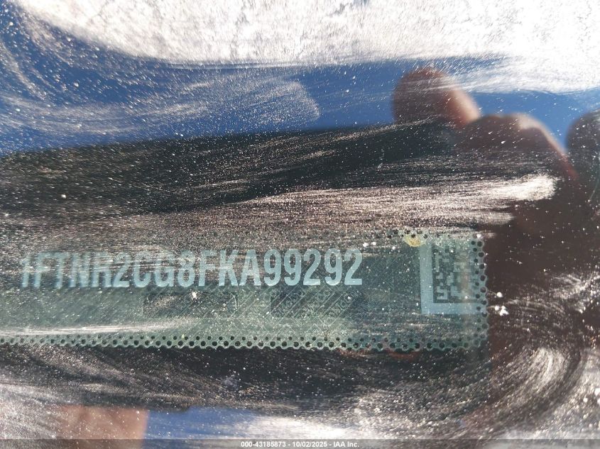 2015 Ford Transit-250 VIN: 1FTNR2CG8FKA99292 Lot: 43185873