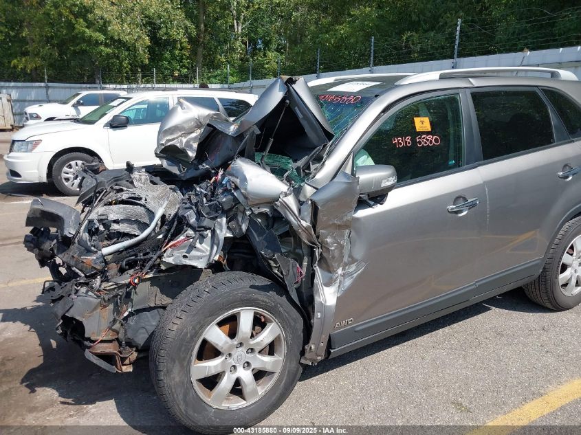 2011 Kia Sorento Lx VIN: 5XYKTCA11BG140760 Lot: 43185880