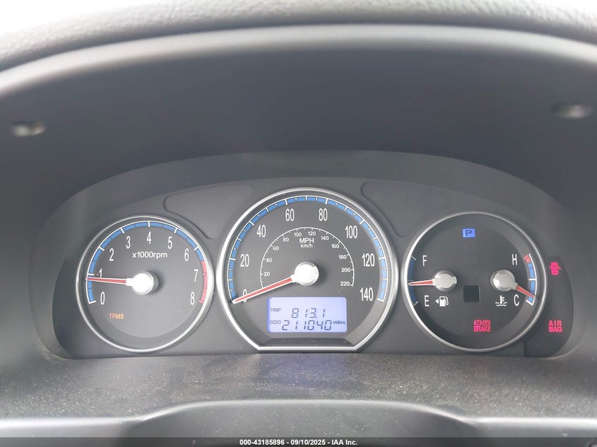 2009 Hyundai Santa Fe Limited VIN: 5NMSH13E99H245472 Lot: 43185896