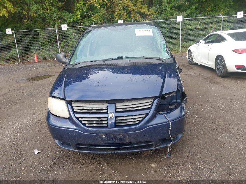 2006 Dodge Caravan Sxt VIN: 1D4GP45R06B631615 Lot: 43185914