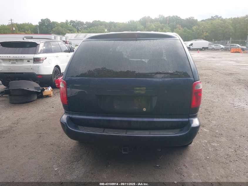 2006 Dodge Caravan Sxt VIN: 1D4GP45R06B631615 Lot: 43185914