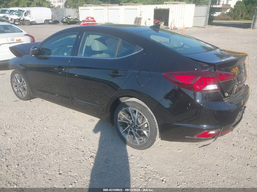 2019 HYUNDAI ELANTRA LIMITED KMHD84LF4KU785891