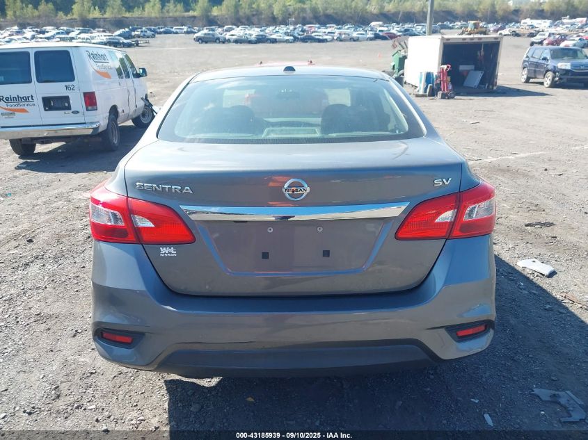 2017 Nissan Sentra Sv VIN: 3N1AB7APXHL713301 Lot: 43185939