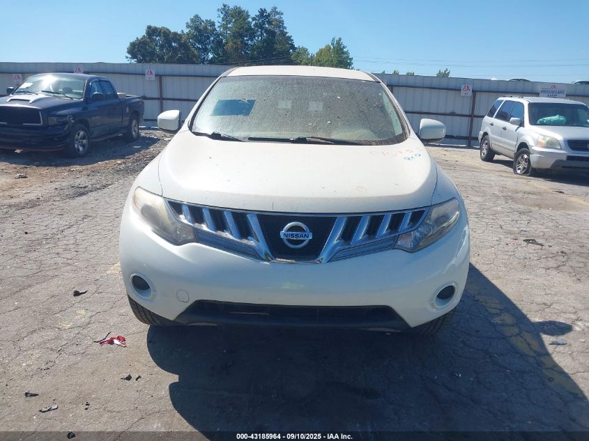 2010 Nissan Murano S VIN: JN8AZ1MU9AW015953 Lot: 43185964
