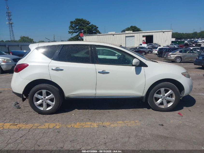 2010 Nissan Murano S VIN: JN8AZ1MU9AW015953 Lot: 43185964