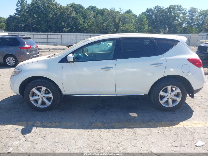 2010 Nissan Murano S VIN: JN8AZ1MU9AW015953 Lot: 43185964
