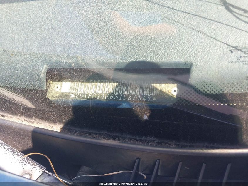 1995 GMC Sierra C1500 VIN: 2GTEC19K6S1587349 Lot: 43185988