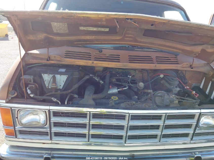 1986 Dodge Ram Wagon B250 VIN: 2B4HB21T6GK580877 Lot: 43186119