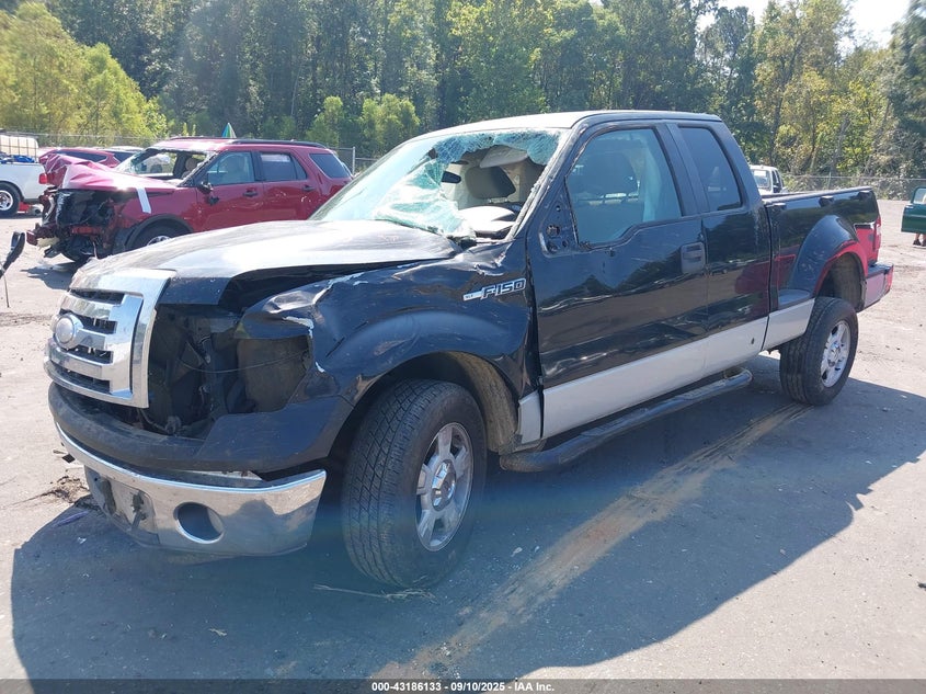 2009 Ford F-150 Stx/Xlt black truck gasoline 1FTRX02899KB88007 photo #3