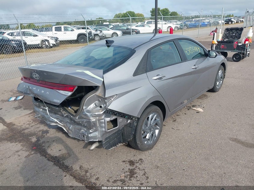 2024 HYUNDAI ELANTRA HYBRID BLUE - KMHLM4DJ1RU113534