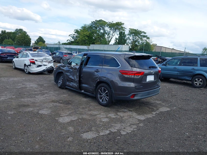 2017 TOYOTA HIGHLANDER XLE - 5TDJZRFH9HS407089