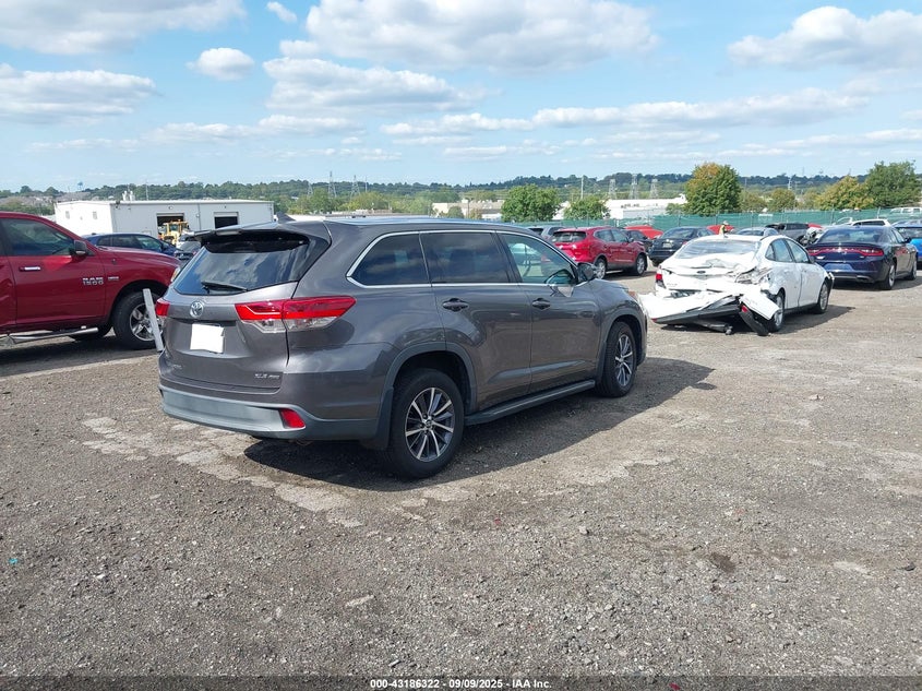 2017 TOYOTA HIGHLANDER XLE - 5TDJZRFH9HS407089
