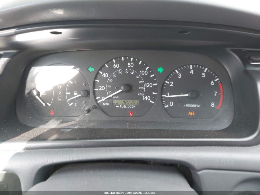 2000 Toyota Camry Le VIN: JT2BG22KXY0392052 Lot: 43186381