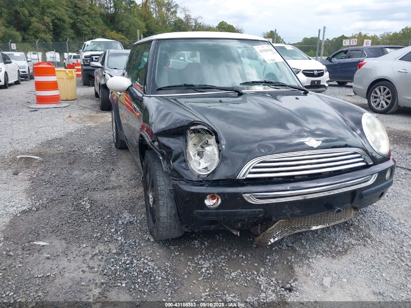 2003 Mini Cooper VIN: WMWRC33423TJ51839 Lot: 43186383