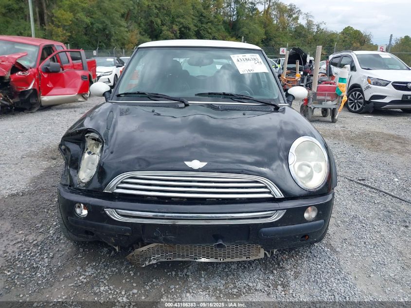 2003 Mini Cooper VIN: WMWRC33423TJ51839 Lot: 43186383