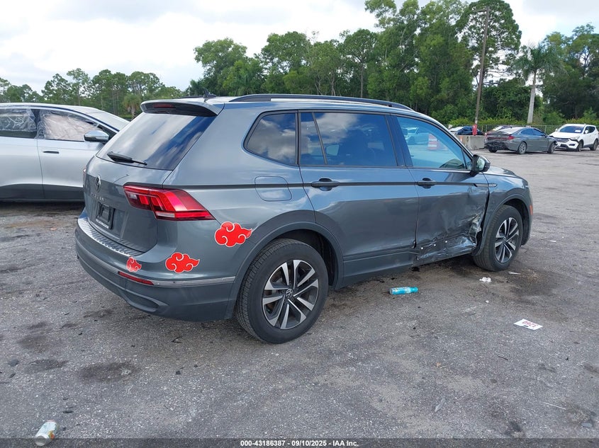 2022 VOLKSWAGEN TIGUAN 2.0T S - 3VV1B7AX6NM052452