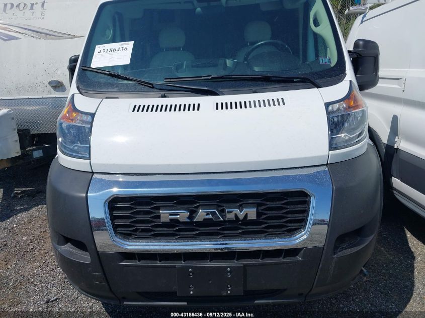 2021 Ram Promaster 3500 Window Van High Roof 159 Wb Ext VIN: 3C6MRVUG5ME557552 Lot: 43186436