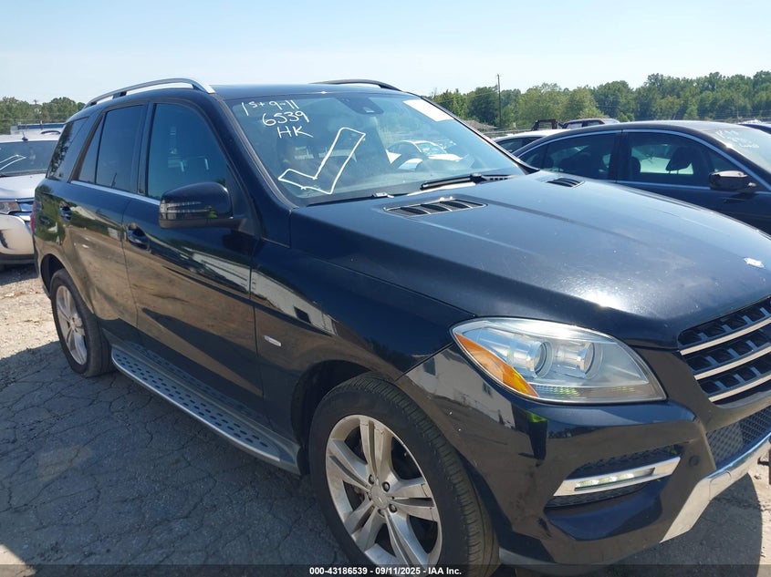 4JGDA5HB7CA023030 2012 Mercedes-Benz Ml 350 4Matic auction photo 1