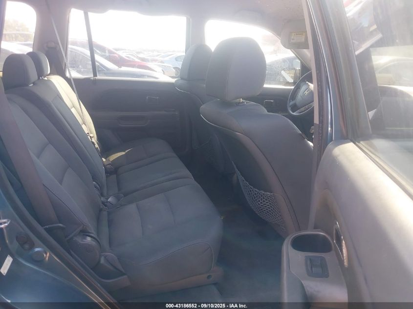 2006 Honda Pilot Lx VIN: 5FNYF28136B039587 Lot: 43186552