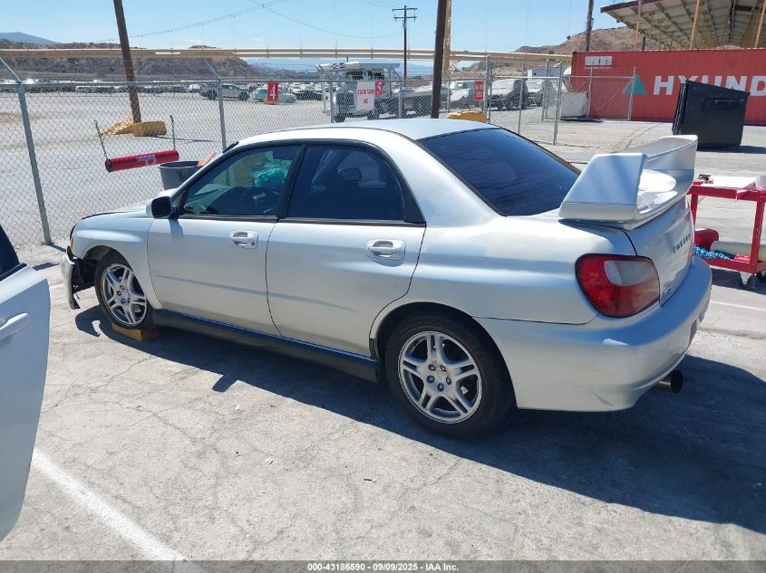 2002 Subaru Impreza Wrx VIN: JF1GD296X2G523676 Lot: 43186590