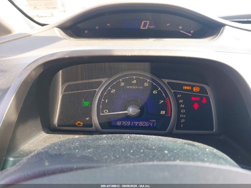 2008 Honda Civic Ex VIN: 2HGFA16818H357139 Lot: 43186612