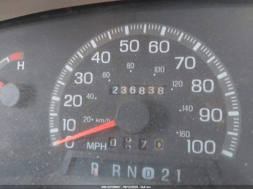 1997 Ford F-150 Standard/Xl/Xlt VIN: 1FTDF1729VKD55578 Lot: 43186667