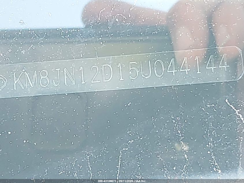 2005 Hyundai Tucson Gls/Lx VIN: KM8JN12D15U044144 Lot: 43186673