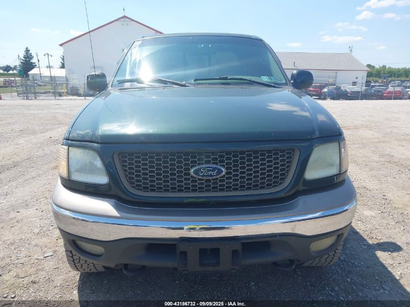 2002 Ford F-150 Lariat/Xlt VIN: 1FTRW08L82KE39703 Lot: 43186732