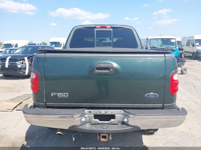 2002 Ford F-150 Lariat/Xlt VIN: 1FTRW08L82KE39703 Lot: 43186732