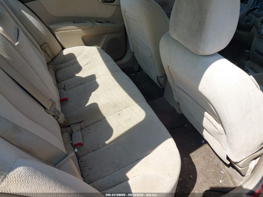 2008 Kia Optima Lx VIN: KNAGE123285167596 Lot: 43186806