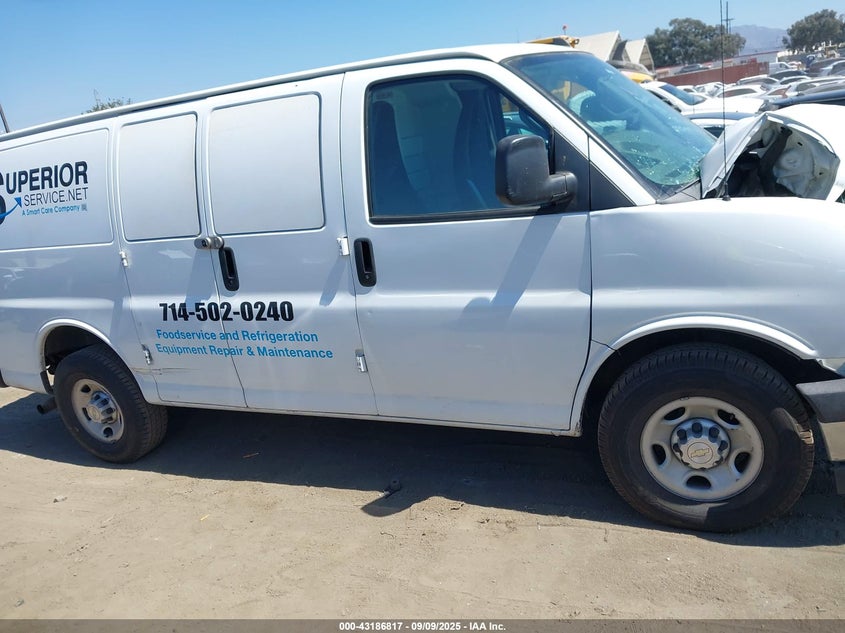 2020 CHEVROLET EXPRESS CARGO RWD 2500 REGULAR WHEELBASE WT - 1GCWGAFG7L1268834