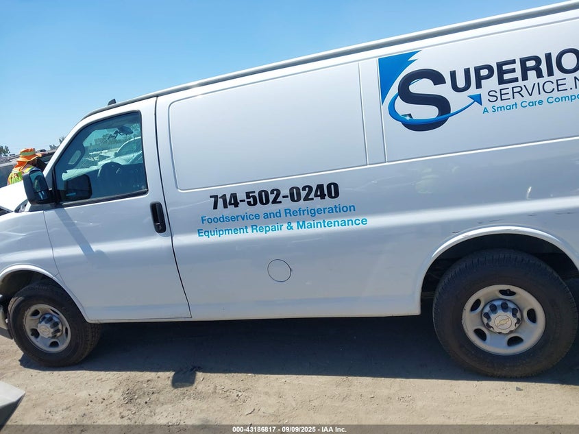 2020 CHEVROLET EXPRESS CARGO RWD 2500 REGULAR WHEELBASE WT - 1GCWGAFG7L1268834