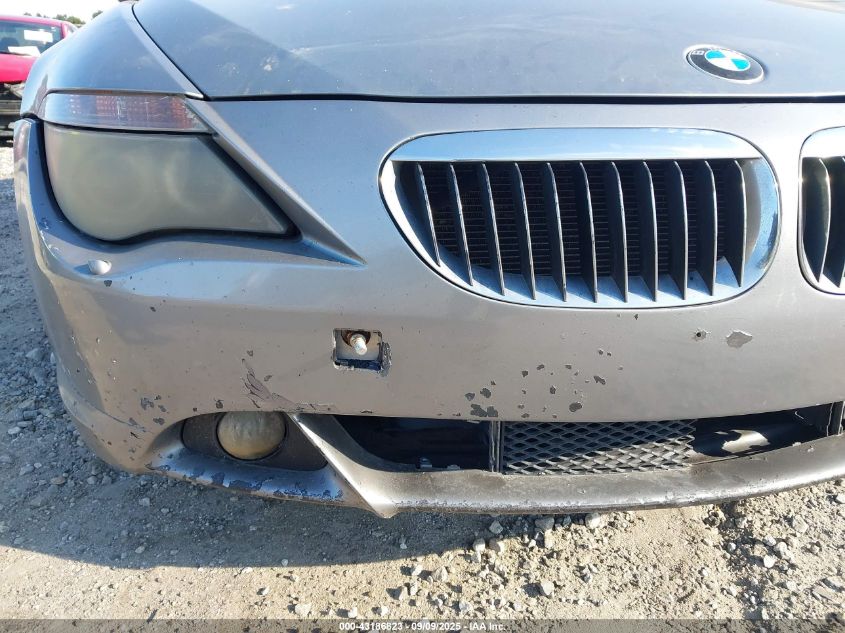 2004 BMW 645Ci VIN: WBAEH73454B189970 Lot: 43186823