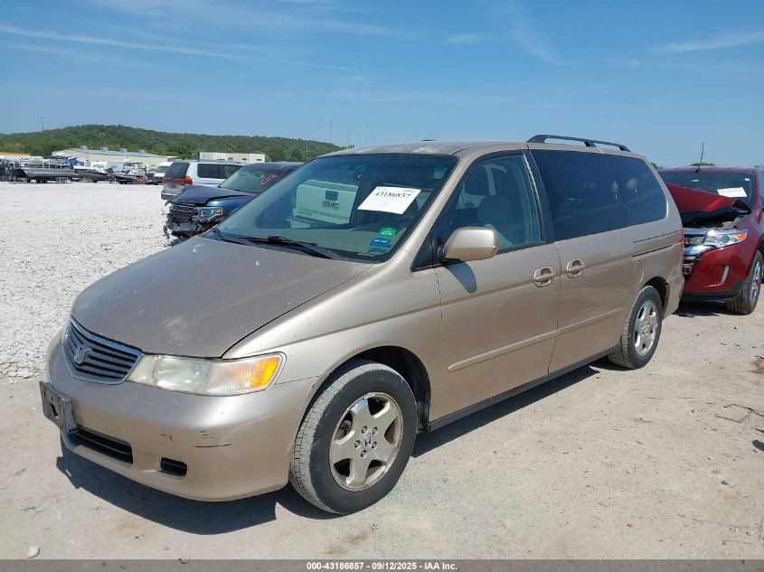 2000 Honda Odyssey Ex VIN: 2HKRL1866YH595948 Lot: 43186857