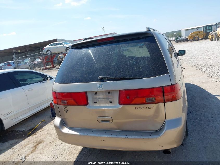 2000 Honda Odyssey Ex VIN: 2HKRL1866YH595948 Lot: 43186857