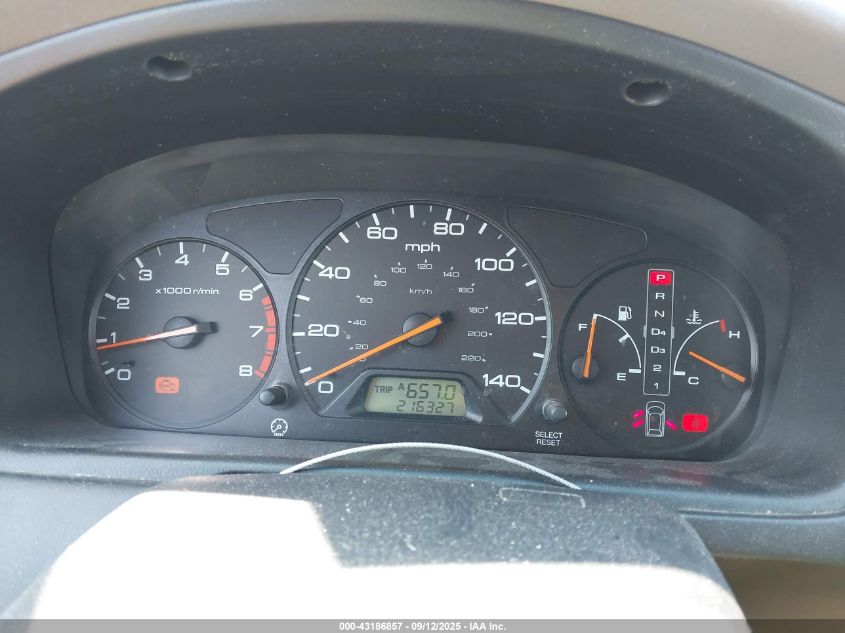 2000 Honda Odyssey Ex VIN: 2HKRL1866YH595948 Lot: 43186857