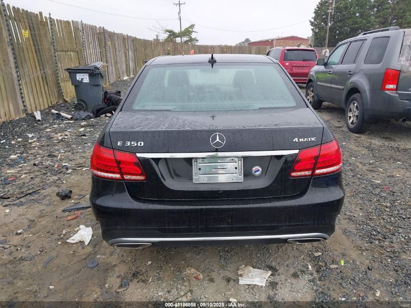 2014 Mercedes-Benz E 350 4Matic VIN: WDDHF8JB6EA879009 Lot: 43186858