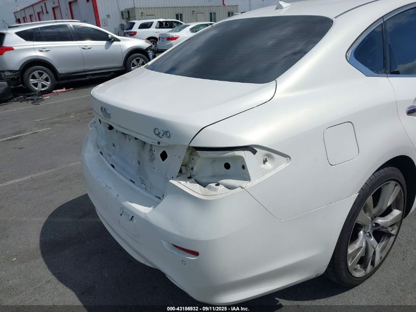 2015 Infiniti Q70 3.7 VIN: JN1BY1AP6FM541027 Lot: 43186932