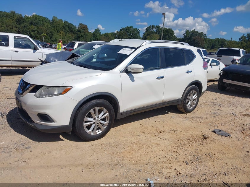 2015 NISSAN ROGUE SV KNMAT2MT7FP528601