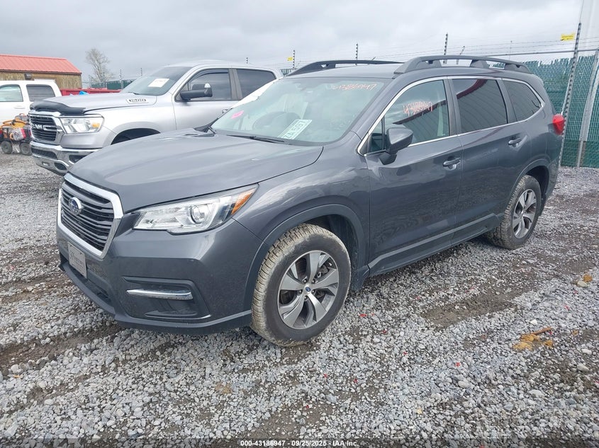 Vin: 4s4wmafd3m3419278, lot: 43681363, subaru ascent premium 20212