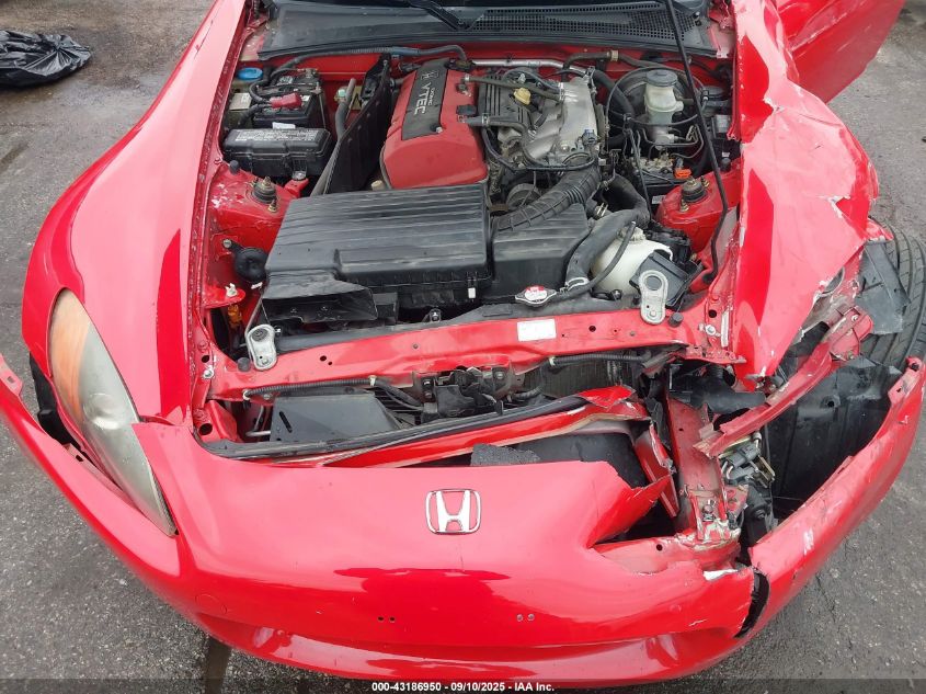 2003 Honda S2000 VIN: JHMAP11493T007778 Lot: 43186950