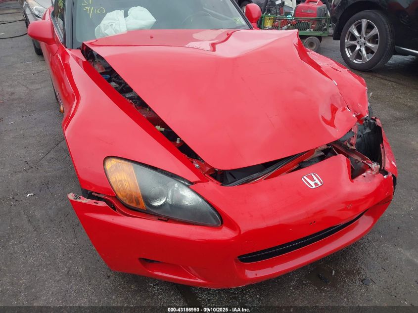 2003 Honda S2000 VIN: JHMAP11493T007778 Lot: 43186950