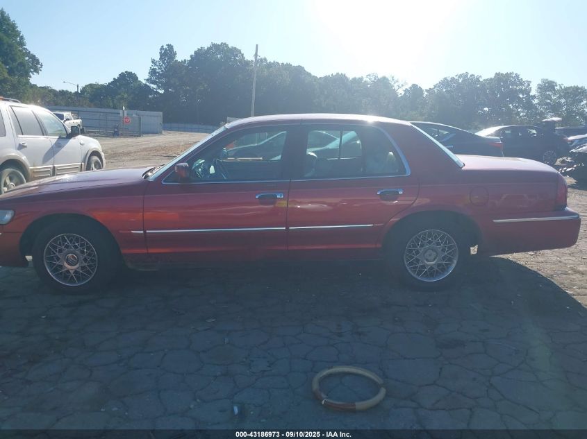 1999 Mercury Grand Marquis Gs VIN: 2MEFM74W5XX733287 Lot: 43186973