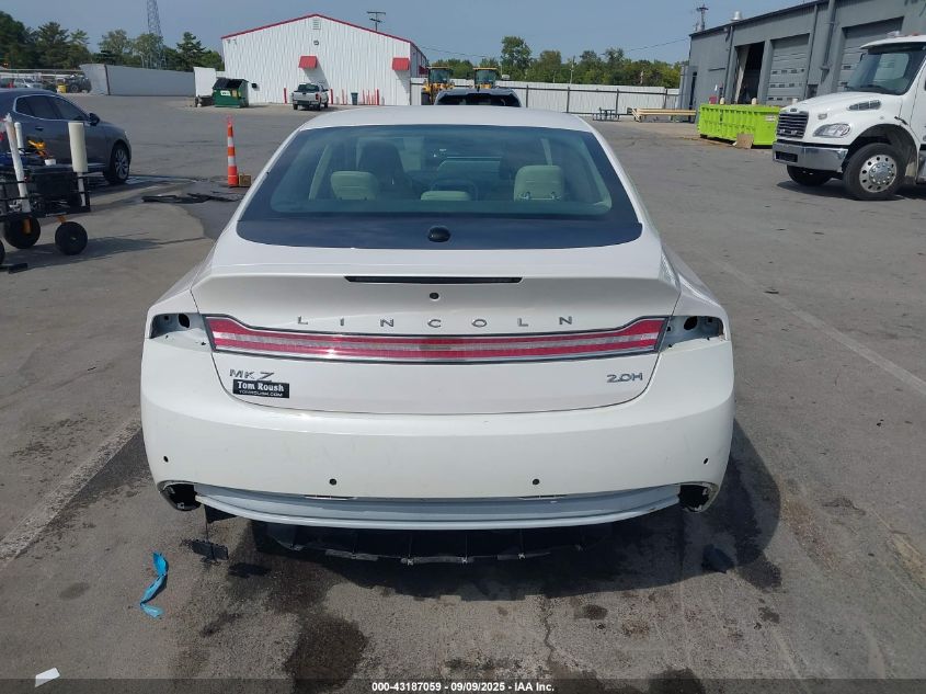 2019 Lincoln Mkz Hybrid Standard VIN: 3LN6L5KU7KR632619 Lot: 43187059