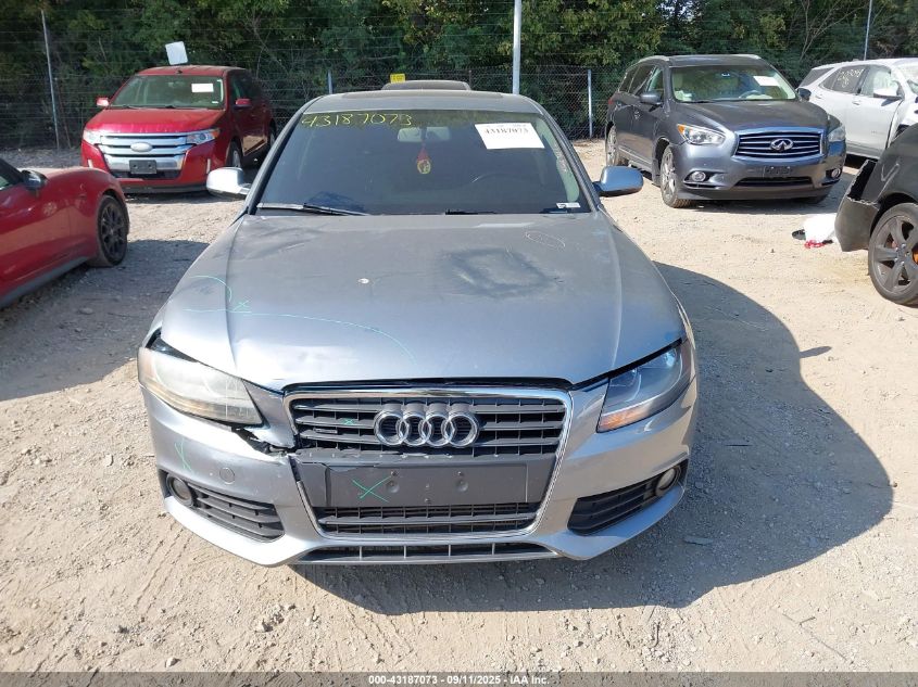 2011 Audi A4 2.0T Premium VIN: WAUBFAFL9BN051546 Lot: 43187073