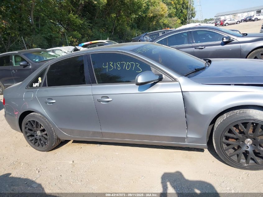 2011 Audi A4 2.0T Premium VIN: WAUBFAFL9BN051546 Lot: 43187073