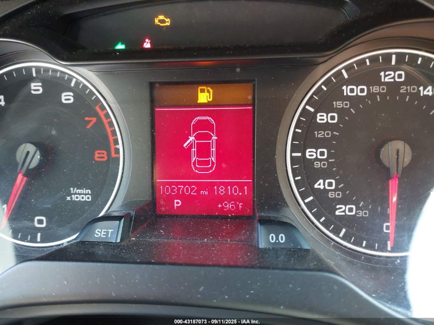 2011 Audi A4 2.0T Premium VIN: WAUBFAFL9BN051546 Lot: 43187073