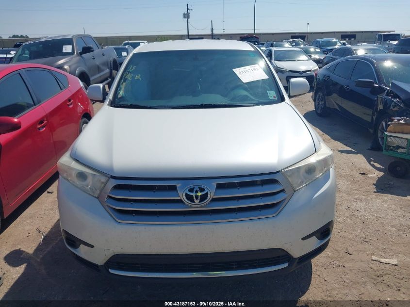 2013 Toyota Highlander VIN: 5TDZA3EH0DS045253 Lot: 43187153